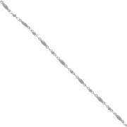 2.6mm Stainless steel Fancy ball and olive chain x1m