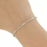 2.6mm Stainless steel Fancy ball and olive chain x1m