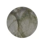 10mm Round flat cabochon - pallet - gemstone - Labradorite x1