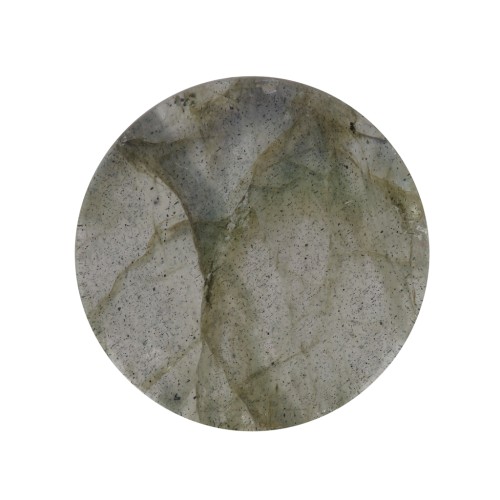 10mm Round flat cabochon - pallet - gemstone - Labradorite x1