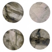 10mm Round flat cabochon - pallet - gemstone - Labradorite x1