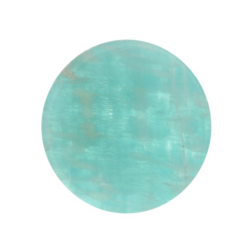 10mm Round flat cabochon - pallet - gemstone - Amazonite x1