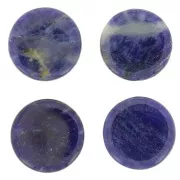 10mm Round flat cabochon - pallet - gemstone - Sodalite x1