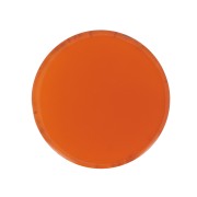 10mm Round flat cabochon - pallet - dyed gemstone - Carnelian x1