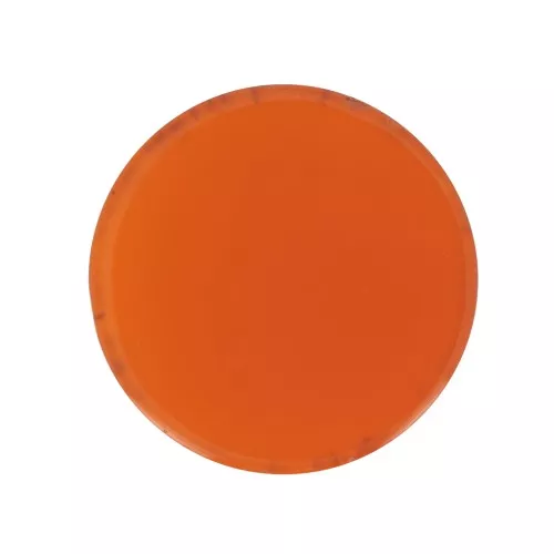 10mm Round flat cabochon - pallet - dyed gemstone - Carnelian x1