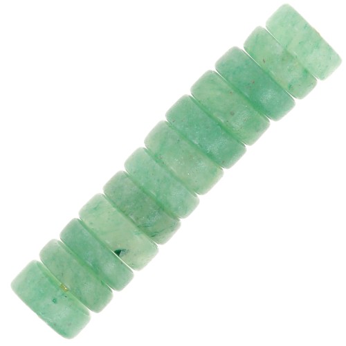 Heishi gemstone beads 6x2 mm - Aventurine x20
