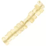 5x2mm Heishi gemstone Round beads - Citrine x20