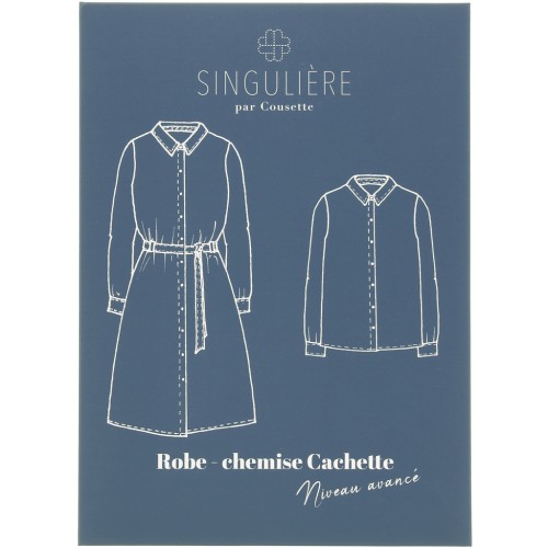 Singulière sewing Pattern by Cousette - Dress - Shirt Cachette - IN FRENCH x1
