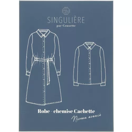 Singulière sewing Pattern by Cousette - Dress - Shirt Cachette - IN FRENCH x1