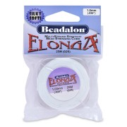 1mm Elonga bead stringing cord - Multi-strand - White x25m|raw }}
