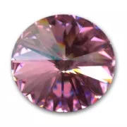 PureCrystal 1122 Rivoli Round Stone 14mm Rose