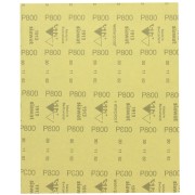 280x230mm Emery waterproof paper SIA Abrasives - P800 - Red x1