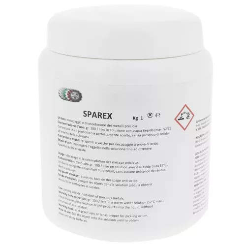 SPAREX White Waxing Powder for Silver Alloy - Picking & De-oxidation x1kg