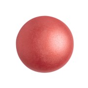 18mm Glass round cabochon by Puca® - Pastel Dark Coral x1|raw }}