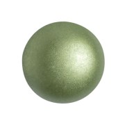 18mm Glass round cabochon by Puca® - Pastel Olivine x1|raw }}