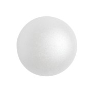 18mm Glass round cabochon by Puca® - Pastel White x1|raw }}