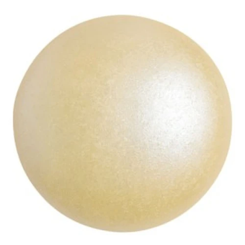 25mm Glass round cabochon by Puca® - Pastel Cream x1