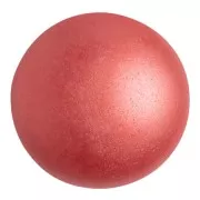 25mm Glass round cabochon by Puca® - Pastel Dark Coral x1