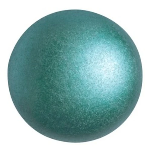 25mm Glass round cabochon by Puca® - Pastel Emerald x1
