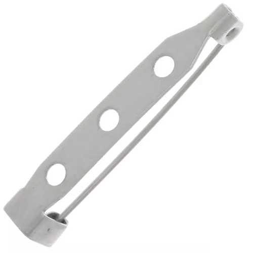 32mm Stainless steel 304 Brooch base x1
