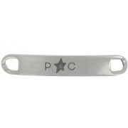 30x5mm Stainless steel 304 Customised spacers with single logo x100|raw }}