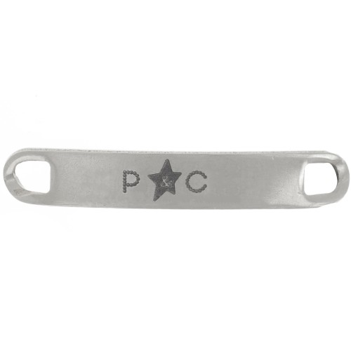 30x5mm Stainless steel 304 Customised spacers with single logo x100