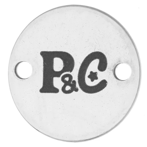 12mm 304 stainless steel Customised spacers with simple logo x100