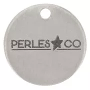 12mm 304 Stainless Steel Customised charms with complex logo x100