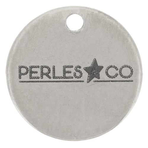 12mm 304 Stainless Steel Customised charms with complex logo x100