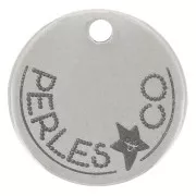 12mm 304 Stainless Steel Customised charms with complex logo x100