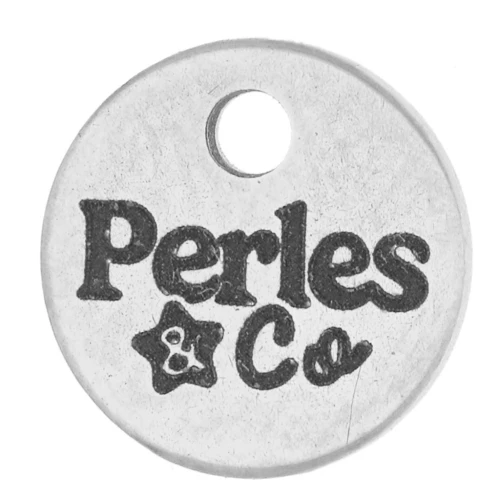 10mm 304 Stainless Steel Customised charms with complex logo x100