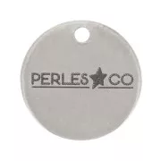 8mm 304 Stainless Steel Customised charms with complex logo x100
