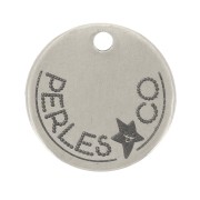 8mm 304 Stainless Steel Customised charms with complex logo x100