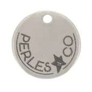 8mm 304 Stainless Steel Customised charms with complex logo x100