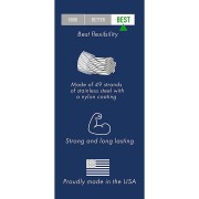 0.38mm Stainless Steel 49 strands Wire x9.2m