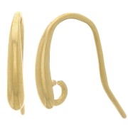 Design ear hooks 15 mm - Gold-plated 3 microns x2