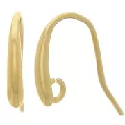 Design ear hooks 15 mm - Gold-plated 3 microns x2