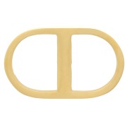 16x9mm 304 Gold Stainless Steel Rounded Spacer x1