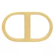 16x9mm 304 Gold Stainless Steel Rounded Spacer x1