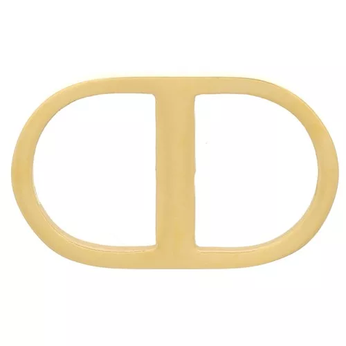 16x9mm 304 Gold Stainless Steel Rounded Spacer x1