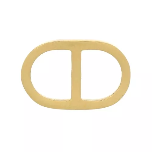 11x7mm 304 Gold Stainless Steel Rounded Spacer x1