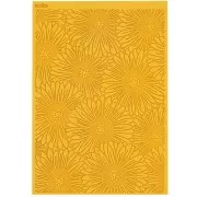 97x68mm Moiko texture sheet for polymer clay - Aster Flowers 18.26 x1