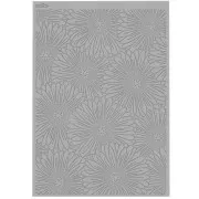 97x68mm Moiko texture sheet for polymer clay - Aster Flowers 18.26 x1