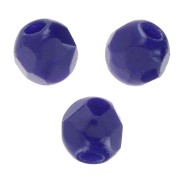3mm Faceted beads - Navy Blue x50