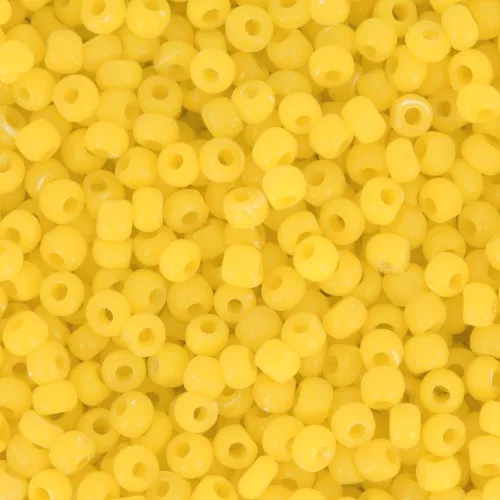 Charlottes Preciosa 15/0 - Opaque Yellow x10g