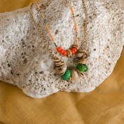 12x2mm 304 stainless steel round striated open jump rings - Gold Tone x10