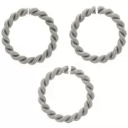 10x1.45mm Stainless steel 304 Open round twisted jump rings x10