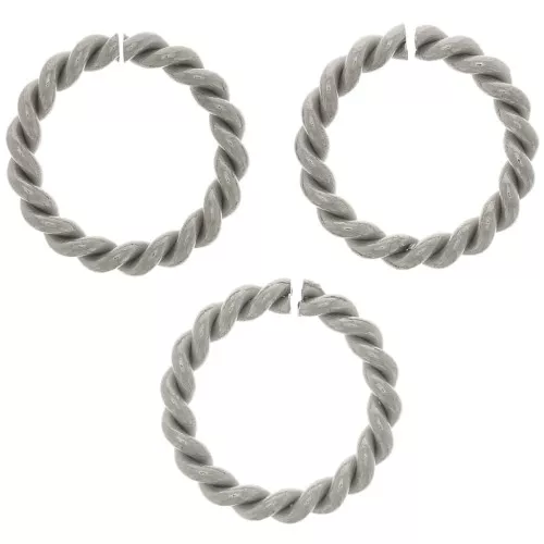 10x1.45mm Stainless steel 304 Open round twisted jump rings x10