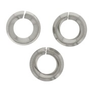 8x1.8mm 304 Stainless steel Round open jump rings x10|raw }}