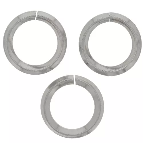 12x1.8mm 304 Stainless steel Round open jump rings x10
